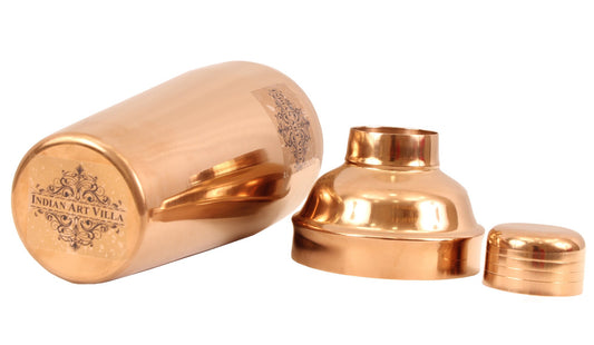 Pure Copper Cocktail & Wine Shaker – 750 ML Premium Barware