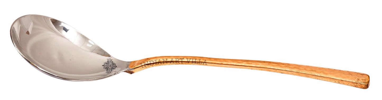 Pure Steel Copper Hammer Design Serving Spoon, Serving Chaffing Dishes,
