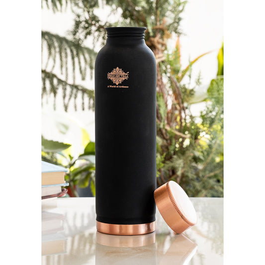 Pure Copper Water Bottle with Soft Matte Finish Color – 900 ML