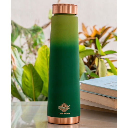 Pure Copper Bottle with Pyramid Shape and Eye-Catching Colors – 800 ML