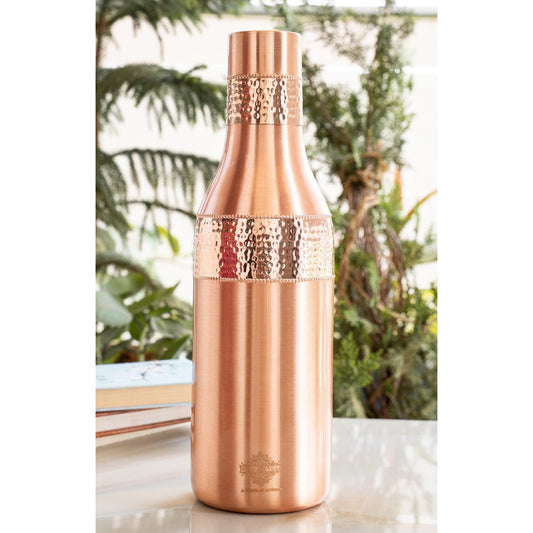 Copper Drinkware Bottle with Champagne Style and Lacquer Coating