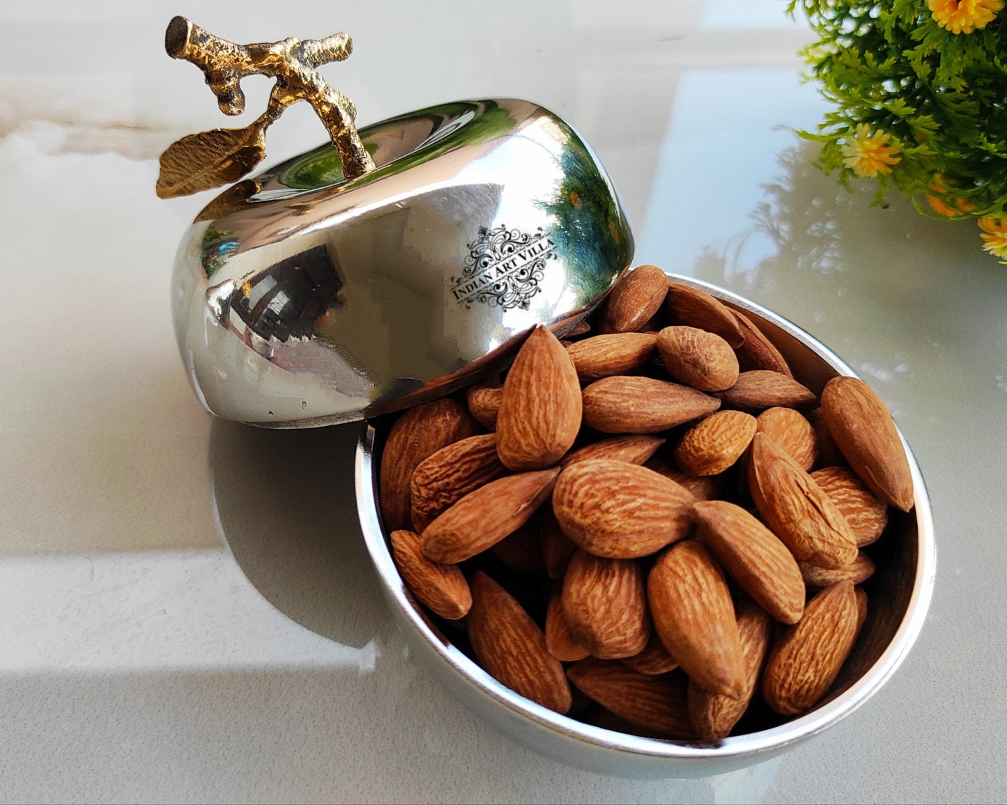 Fancy Apple Desgine Container,Dry Fruit Box, Marriage Gift & Multipurpose Uses