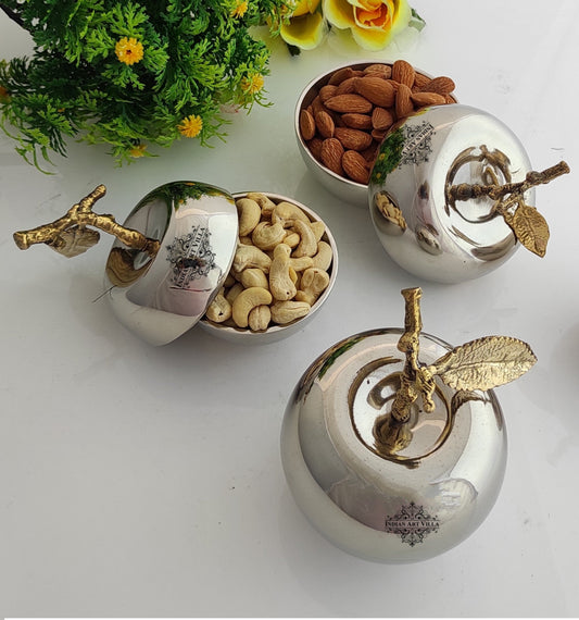 Fancy Apple Desgine Container,Dry Fruit Box, Marriage Gift & Multipurpose Uses