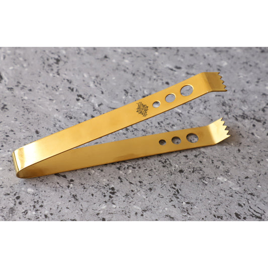 Stainless Steel Ice Tonge / Ice Picker, Bareware, Bar Accessories & Tools For Bars, Catering Venues, Home, Party, Hotels Set of 4