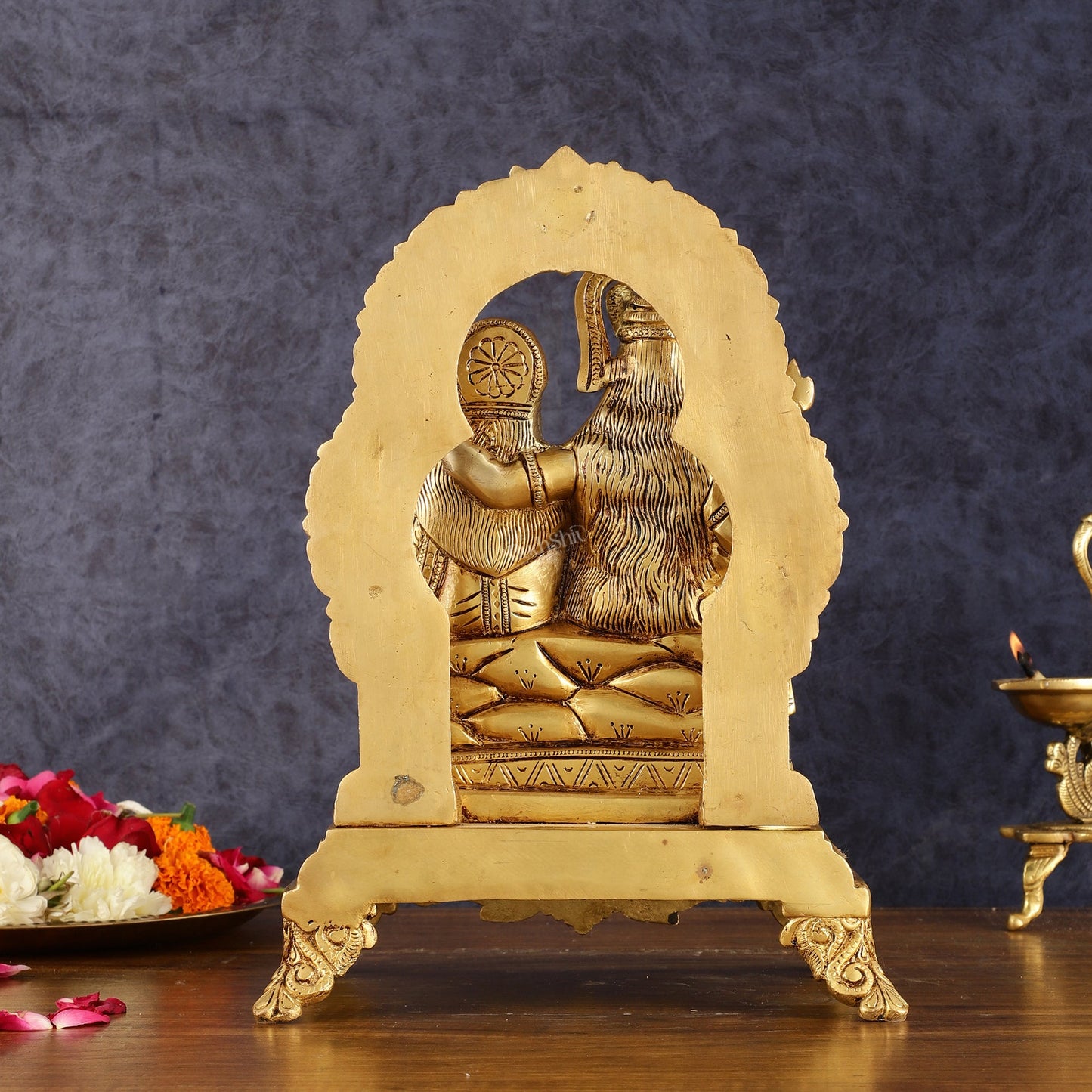 Pure Brass Shiva Parivar Statue 12 inch