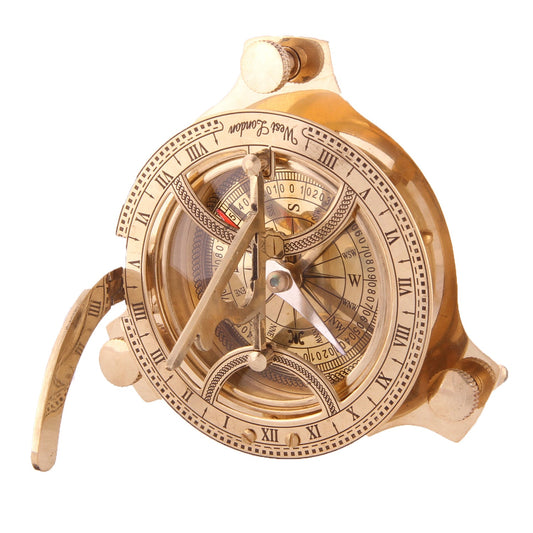 Brass Sundial Compass