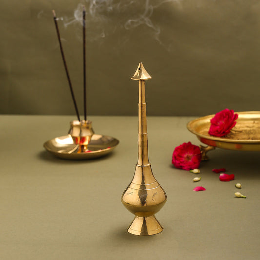 Brass Rose Water Sprinkler (9.5 Inch)