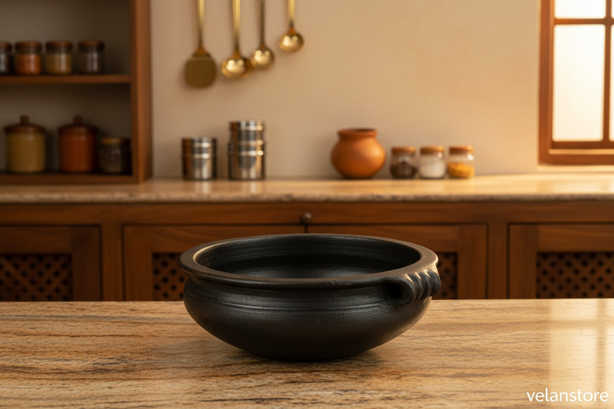 Blackened Clay Uruli Extra Large ( HOUSE DECOR - SUPER LARGE)