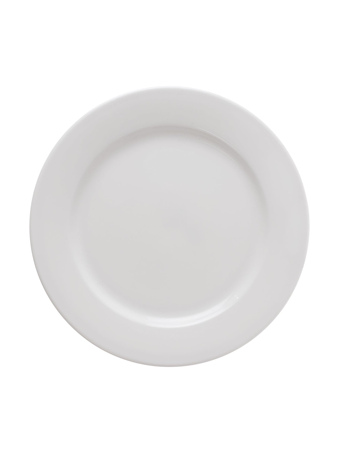 Clay Craft Basic Quarter Plate Georgian 7" 4 Piece Plain White