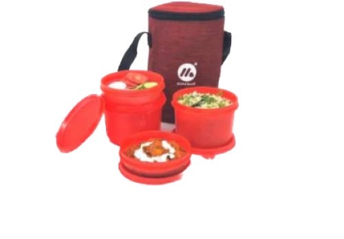 Multi-Decker Lunch Bag: Keep Your Food Fresh & Secure!