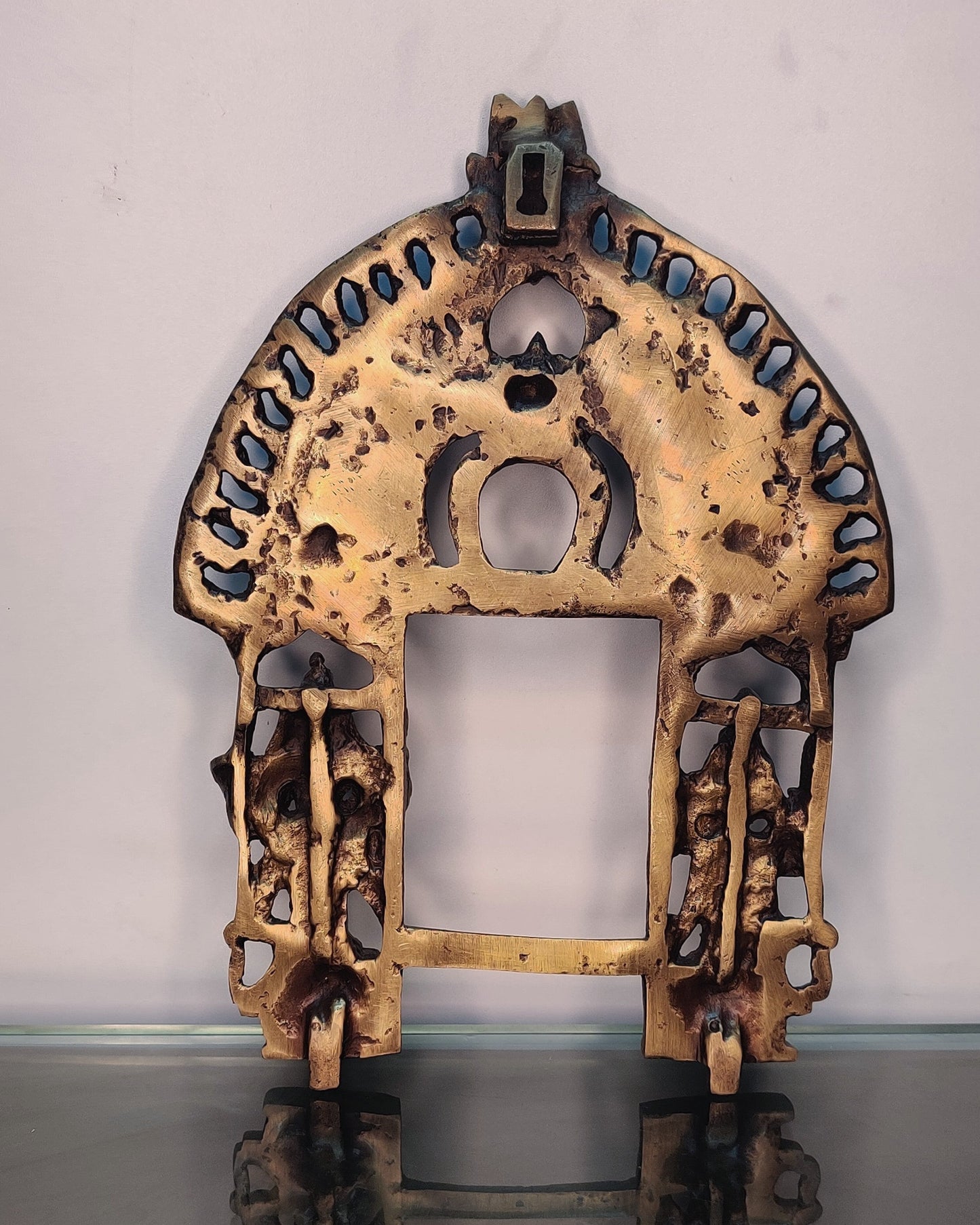 Brass Antique Handcrafted Prabhavali 11" x 8"