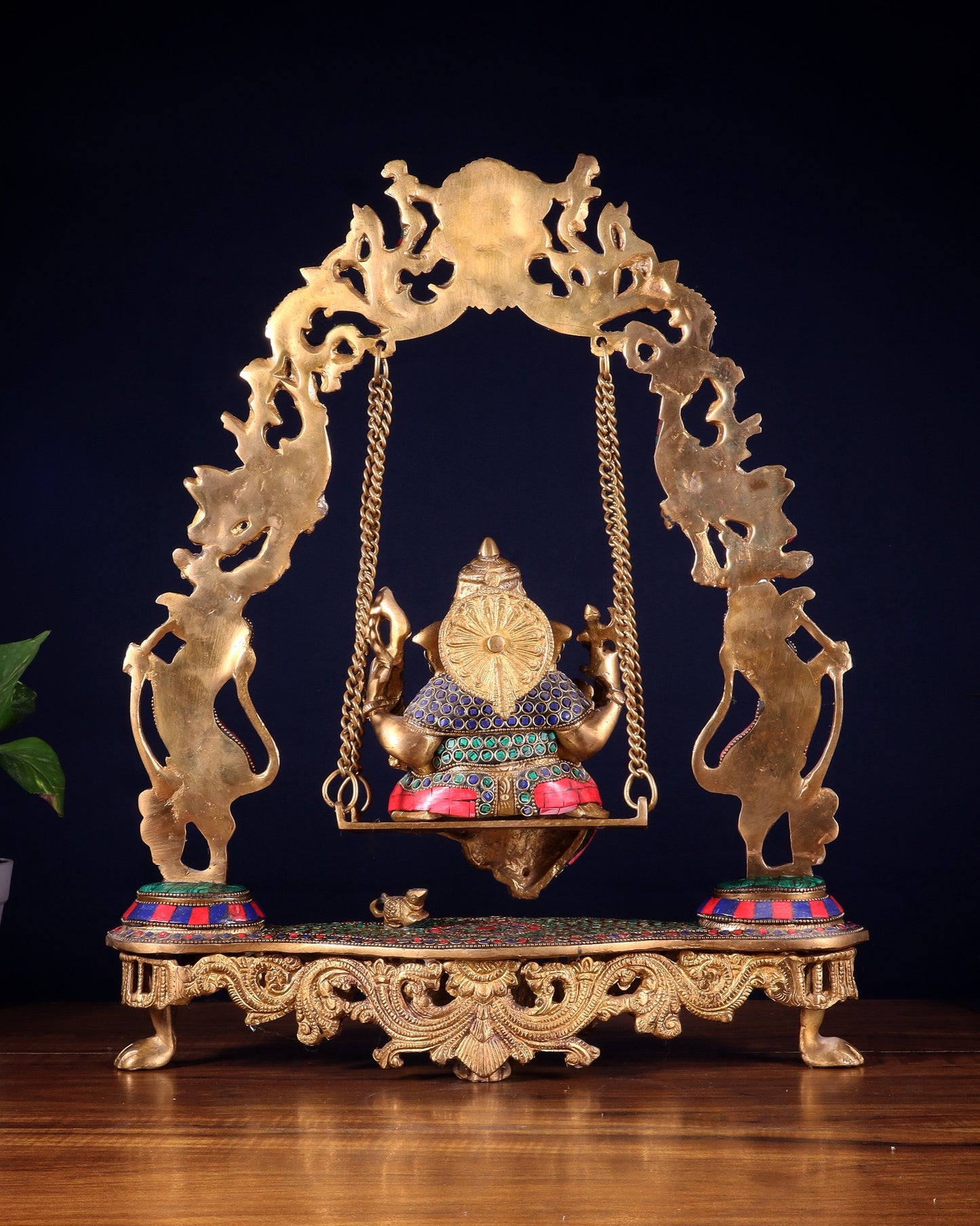 Brass Lord Ganesha Swing - 18 Inch