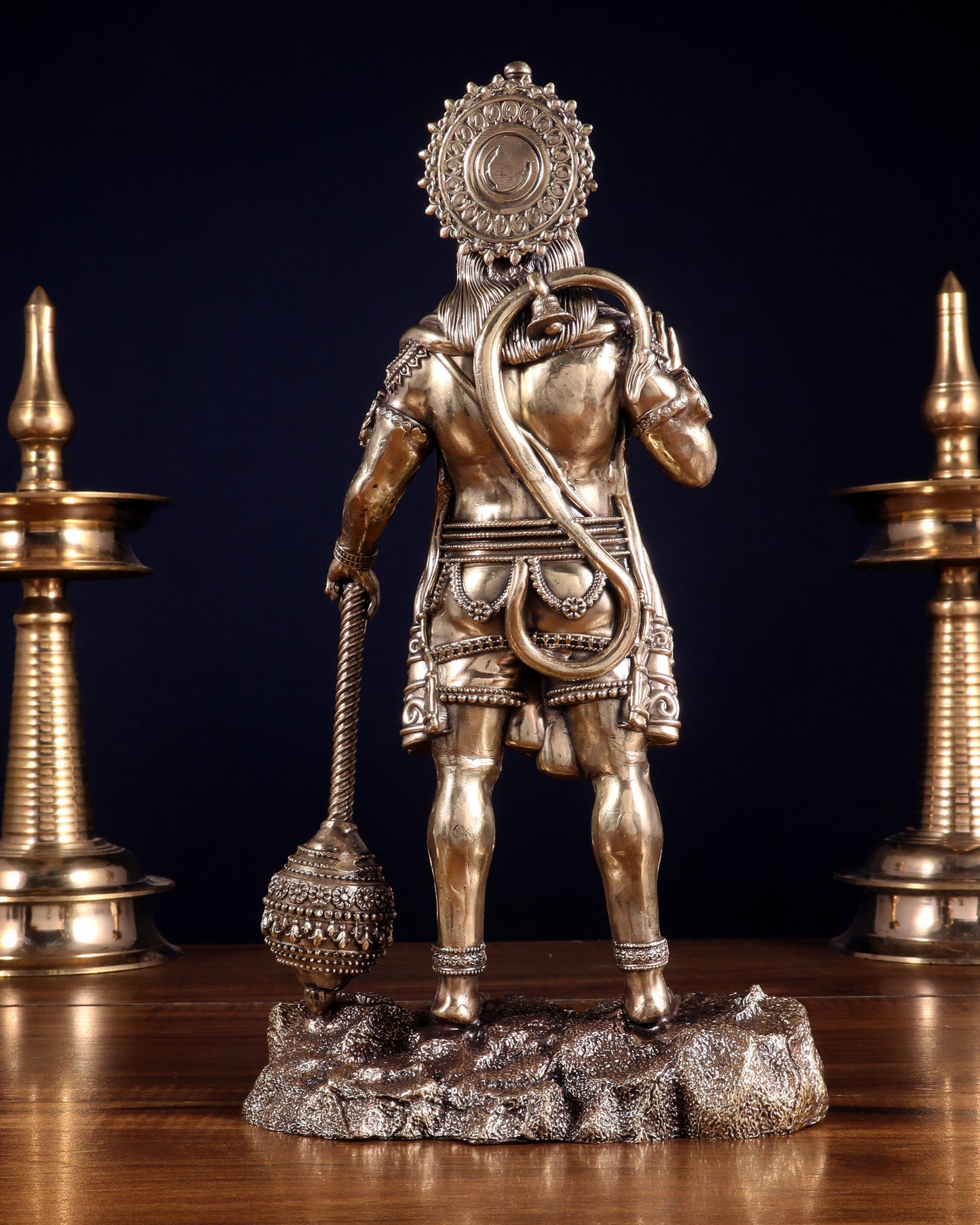 Brass Superfine Standing Bahubali Hanuman Statue 12 inch