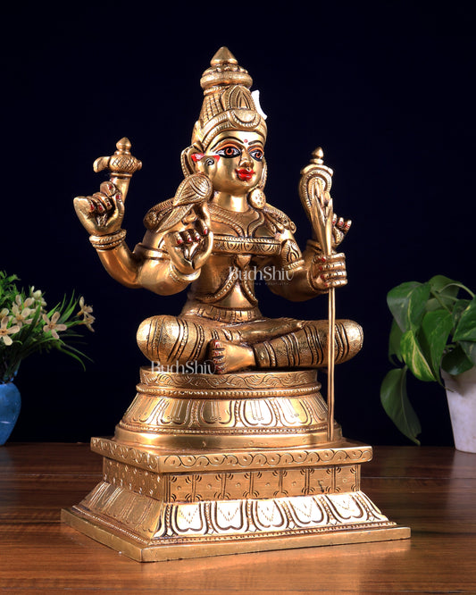 Rajarajeshwari Lalita Devi, Kamakshi, Brass idol 12"