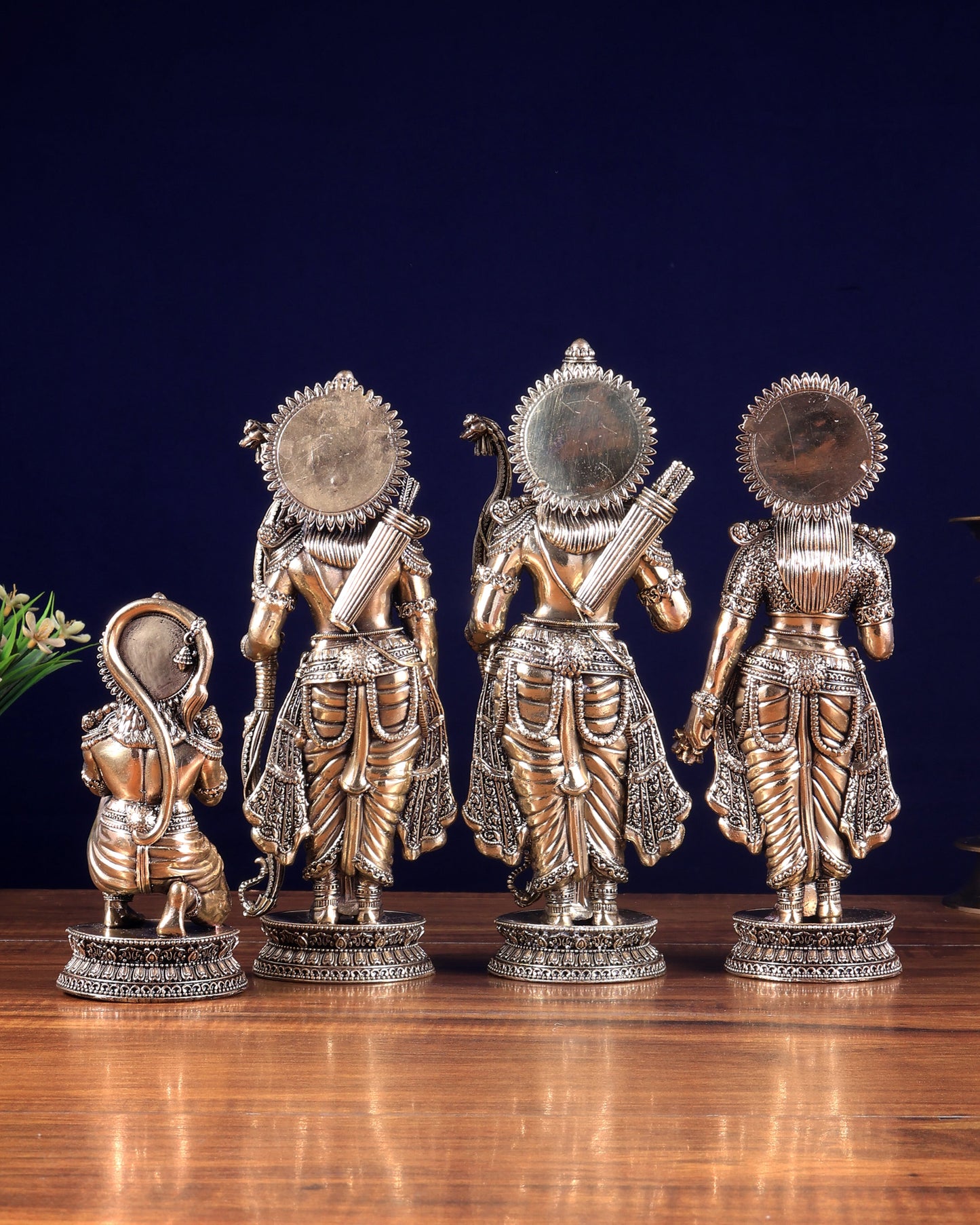 Brass Superfine Ram darbar idol set 10 inch