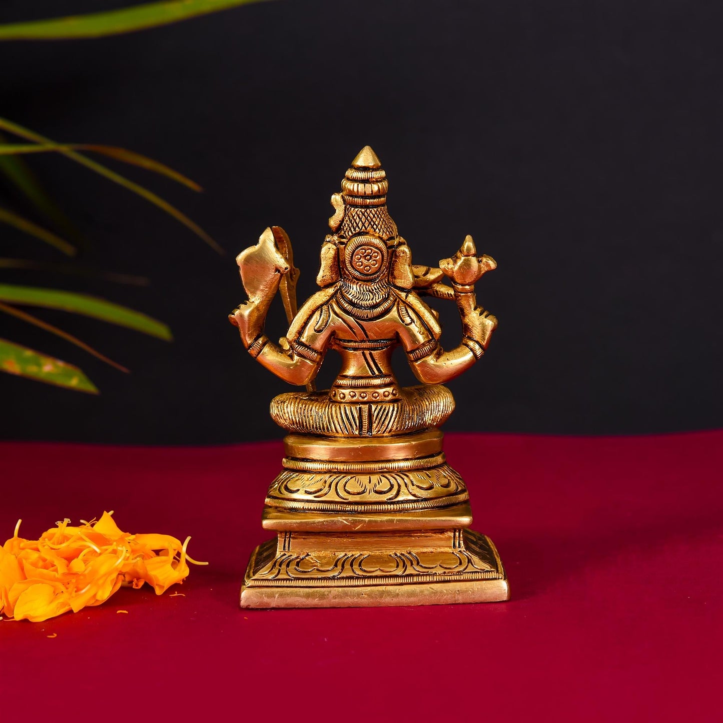 Brass Rajarajeshwari Devi Superfine Idol (4.5 Inch)