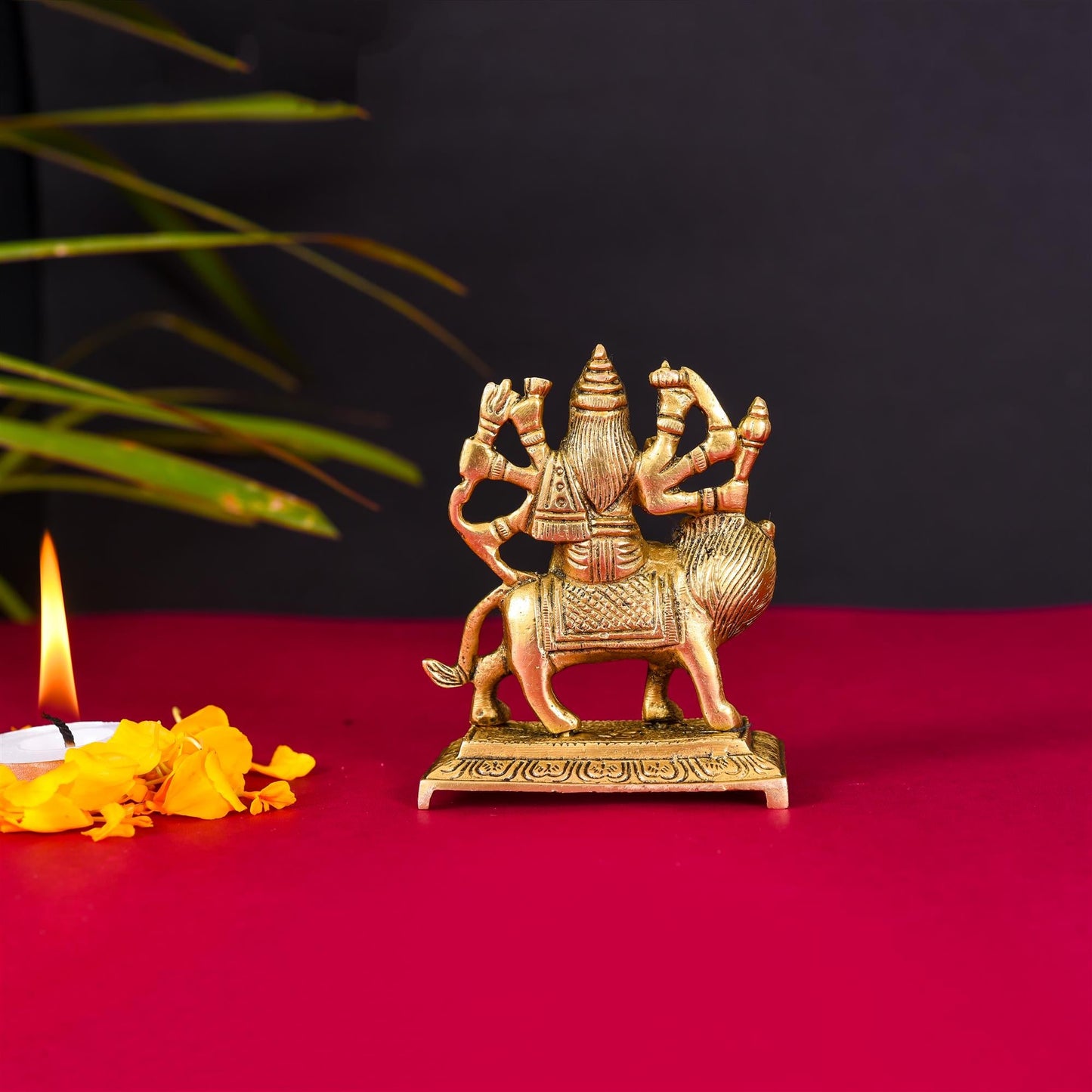 Brass Durga Devi Idol (3.5 Inch)