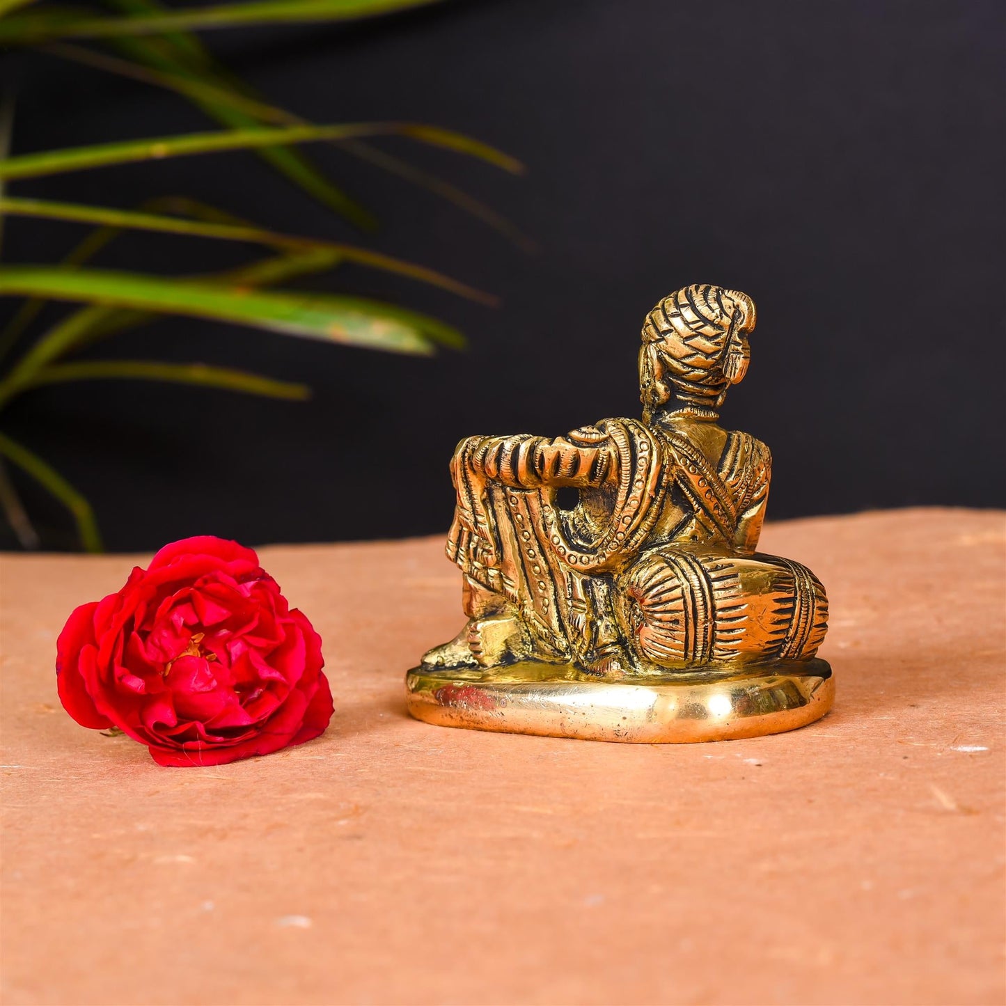 Brass Chatrapati Shivaji Maharaj Idol (3.2 Inch)