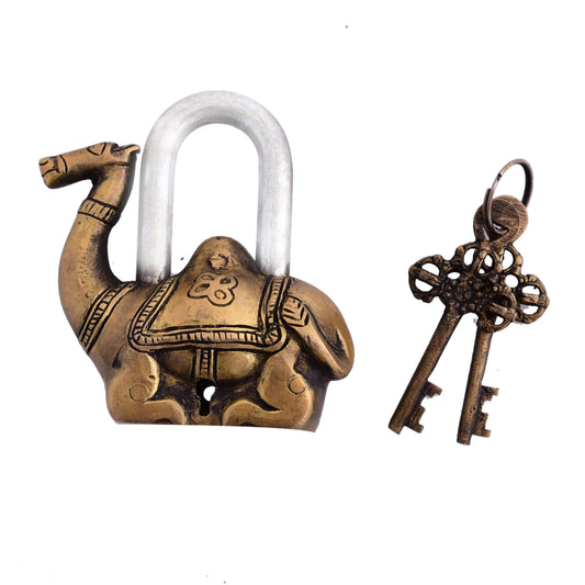 Brass Camel Door Lock (4.2 Inch)