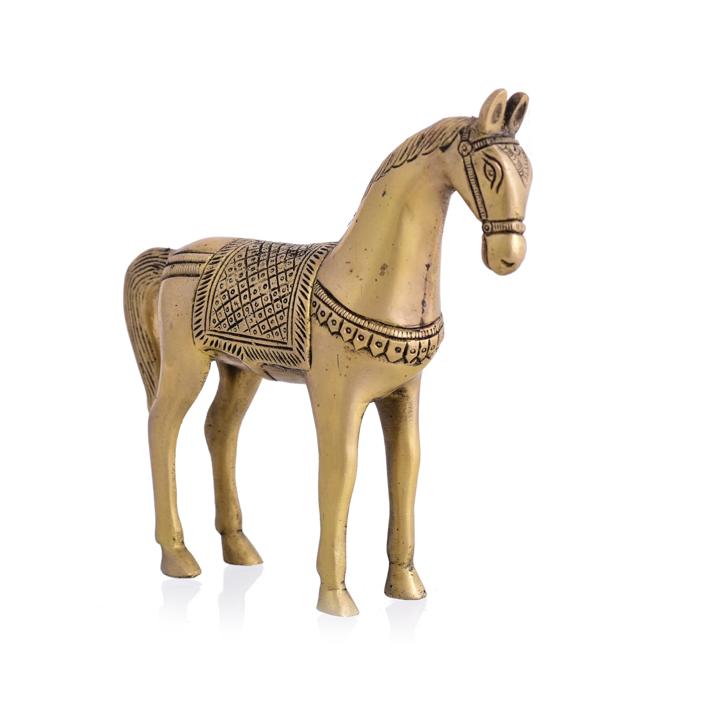 Brass Horse Statue