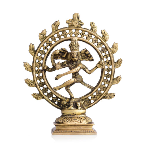 Brass Nataraja Dancing Shiva (6 Inch)