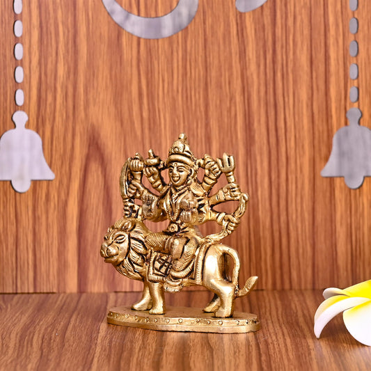 Brass Durga Devi Idol (3.5 Inch)