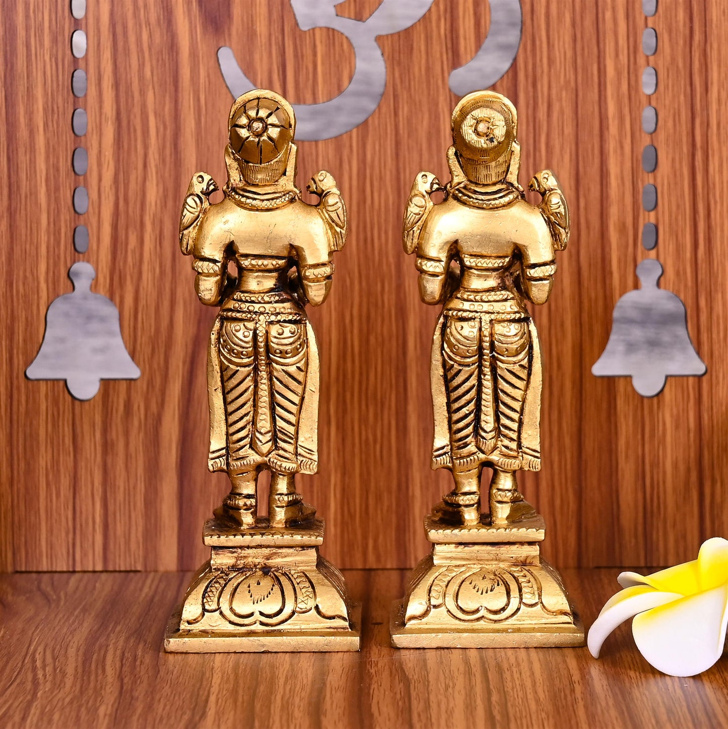 Brass Deep Lakshmi Pair (5.5 Inch)