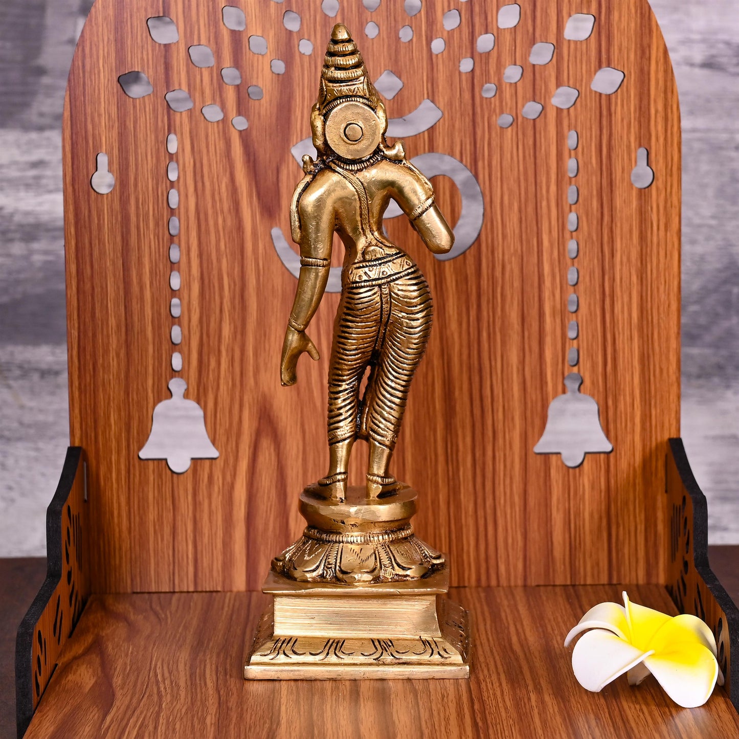 Brass Superfine Goddess Parvati Idol (9 Inch)