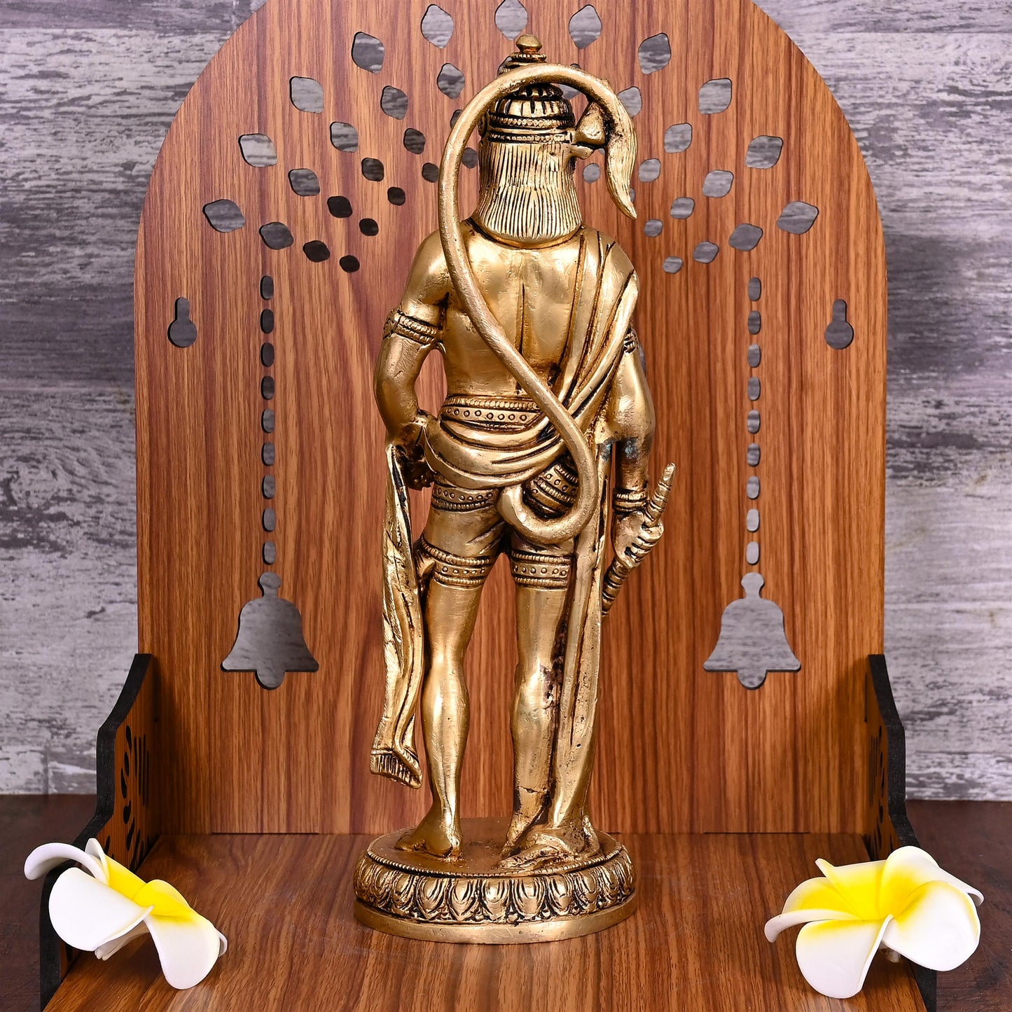 Brass Standing Hanuman Idol ( 10.5 Inch)