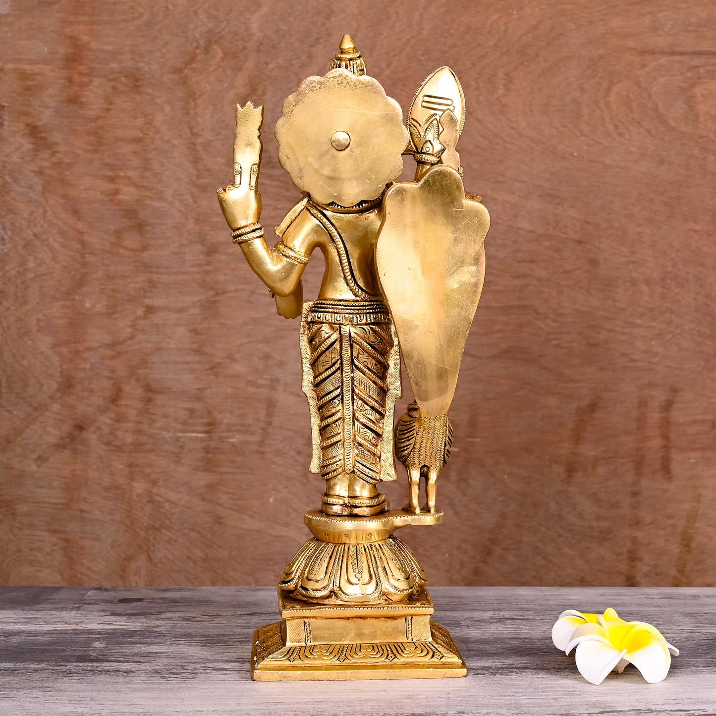 Brass Lord Murugan/Kartikeya Idol (14 Inch)