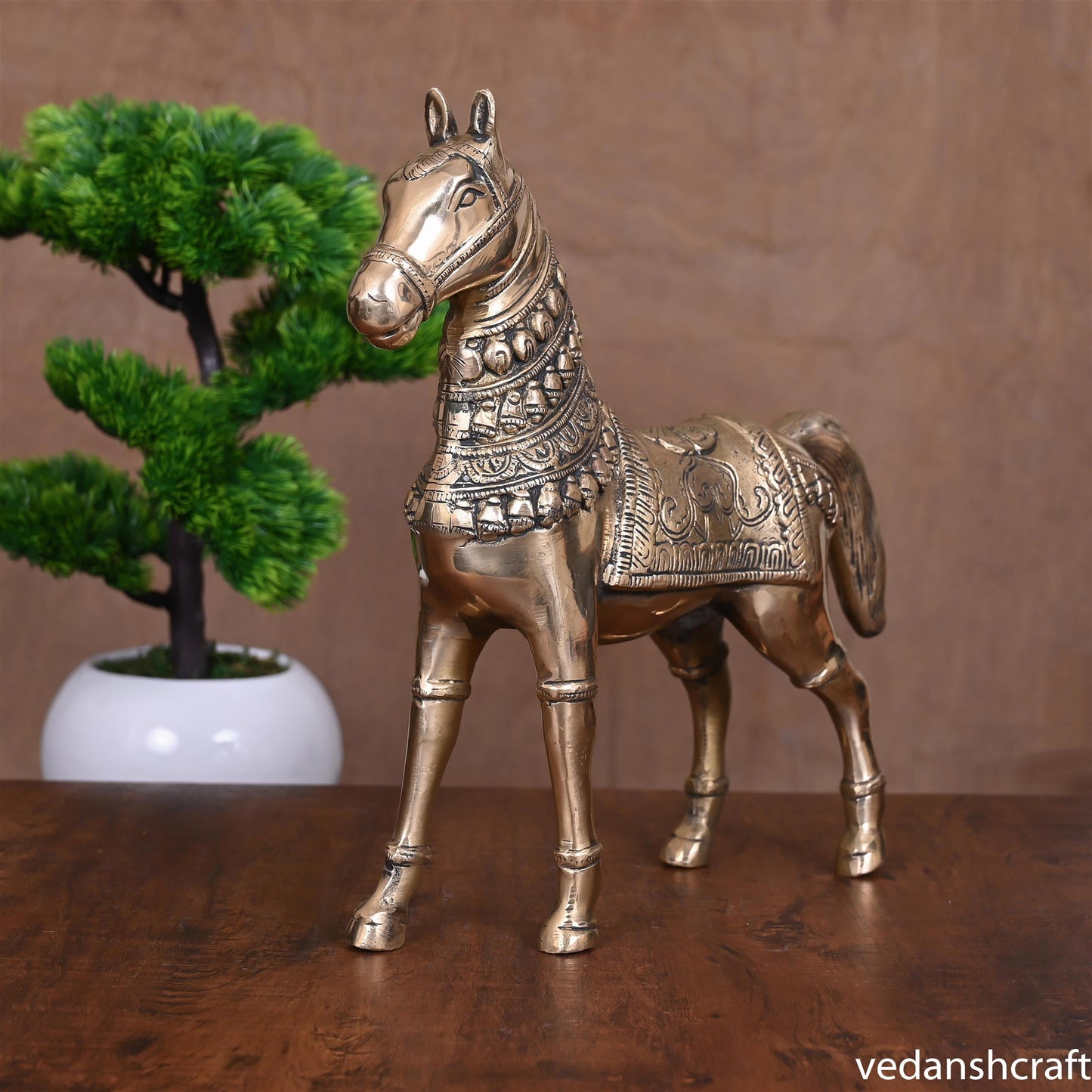 Brass Royal Horse Statue