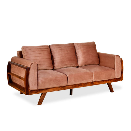 Nilkamal Lakewood 3 Seater Sofa (Cocoa)