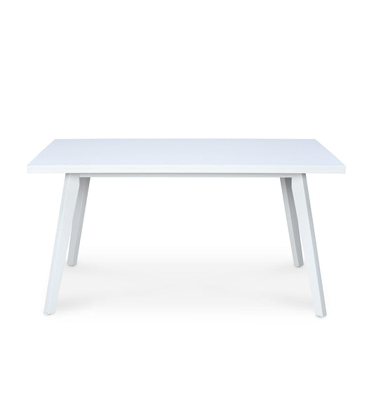 Nilkamal Lawson 6 Seater Dining Table (White)