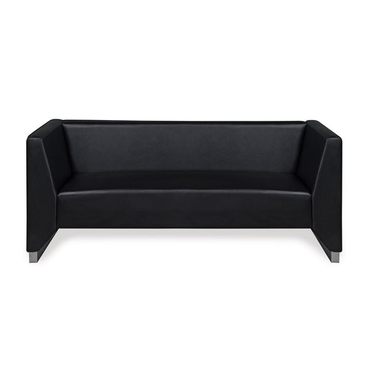 Nilkamal Reed 3 Seater Sofa (Black)