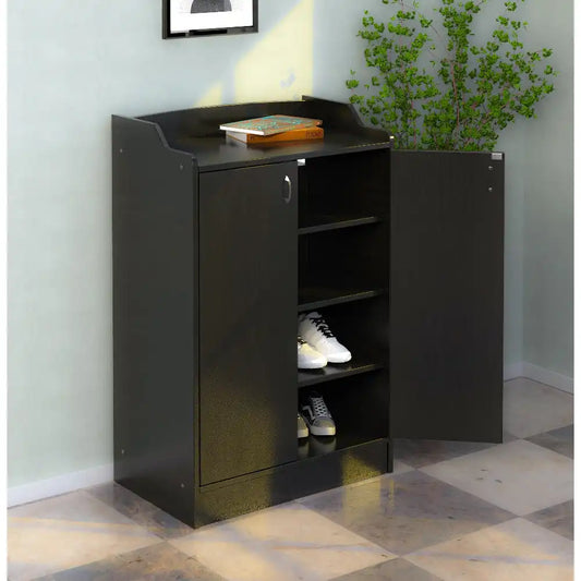 Nilkamal Alpine Shoe Cabinet (Classic Walnut)