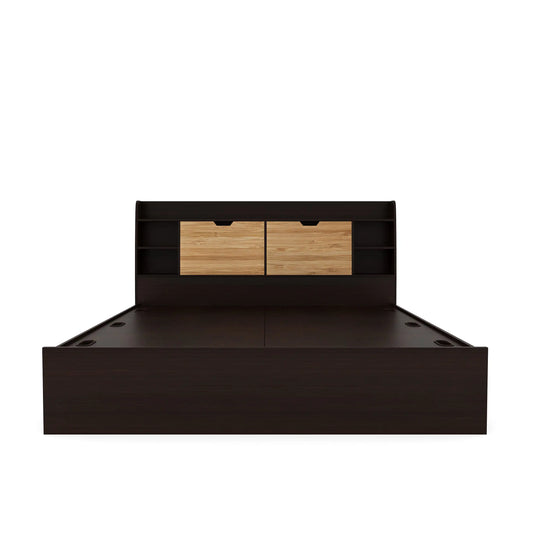 Nilkamal Riva King Bed With Storage (Wenge)