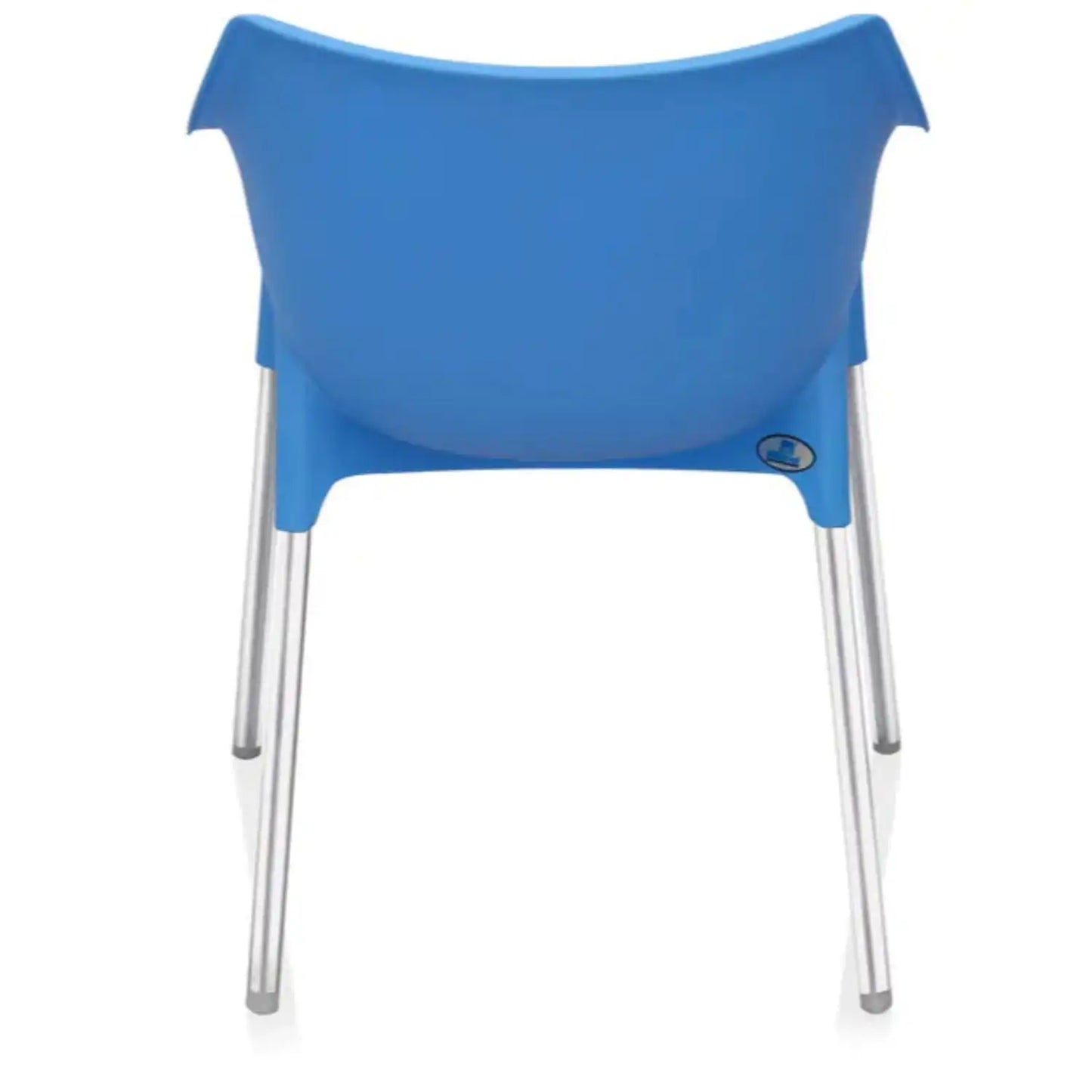 Nilkamal Novella 10 Plastic Arm Chair (Blue)