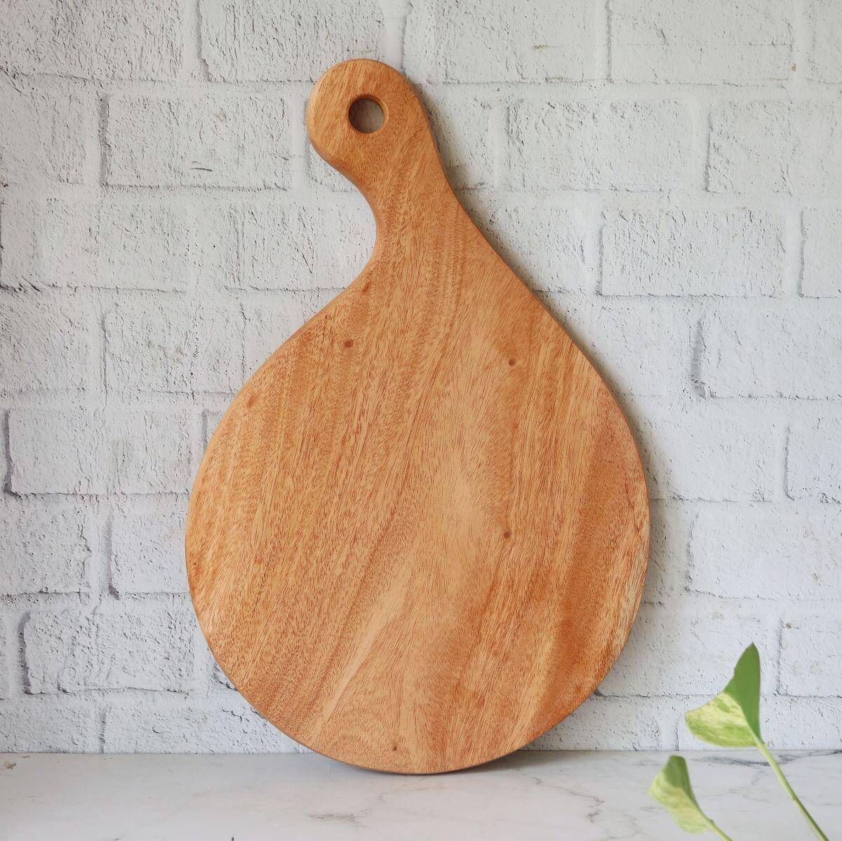 Neem Wood Chopping Board Compact Designer Shape