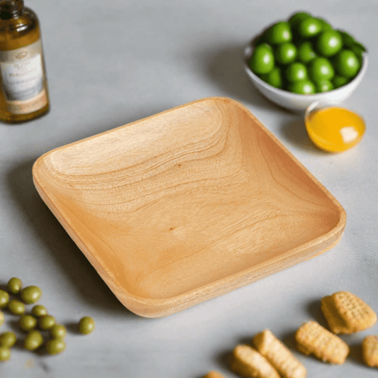 Neem Wood Snack Serving Tray
