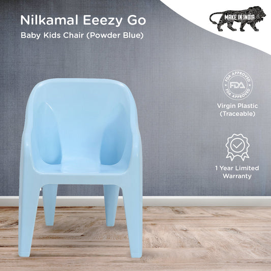 Nilkamal Eeezy Go Plastic Baby Arm Chair (Powder Blue)