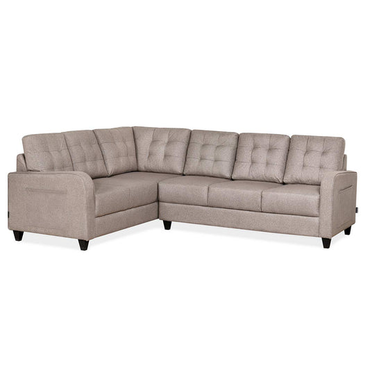 Nilkamal Protean Lounger RH Sofa (Light Brown)