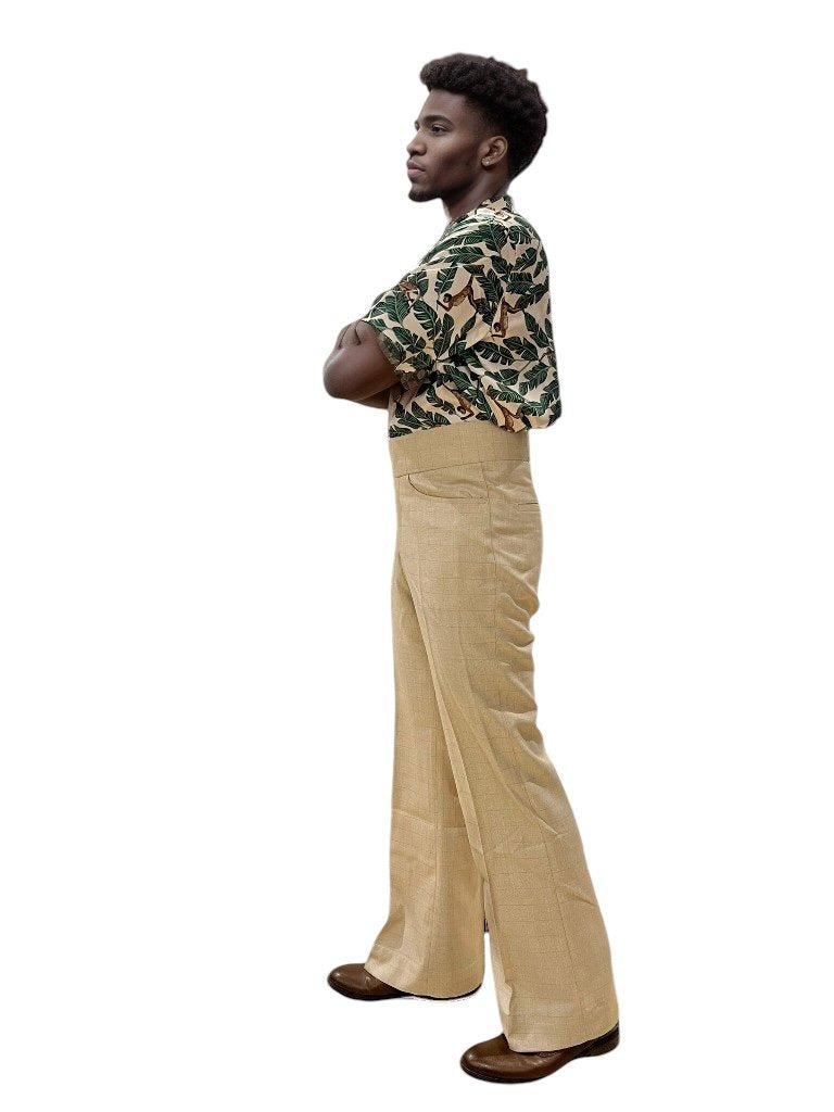 Relaxed Fit Printed Satin Shirt