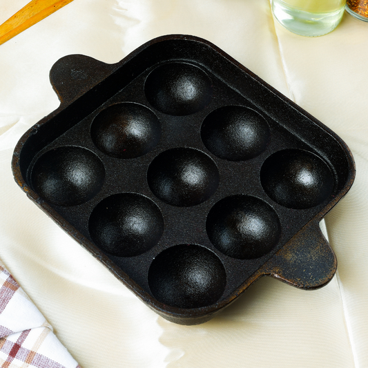 CASTrong Cast Iron Paniyaram Pan
