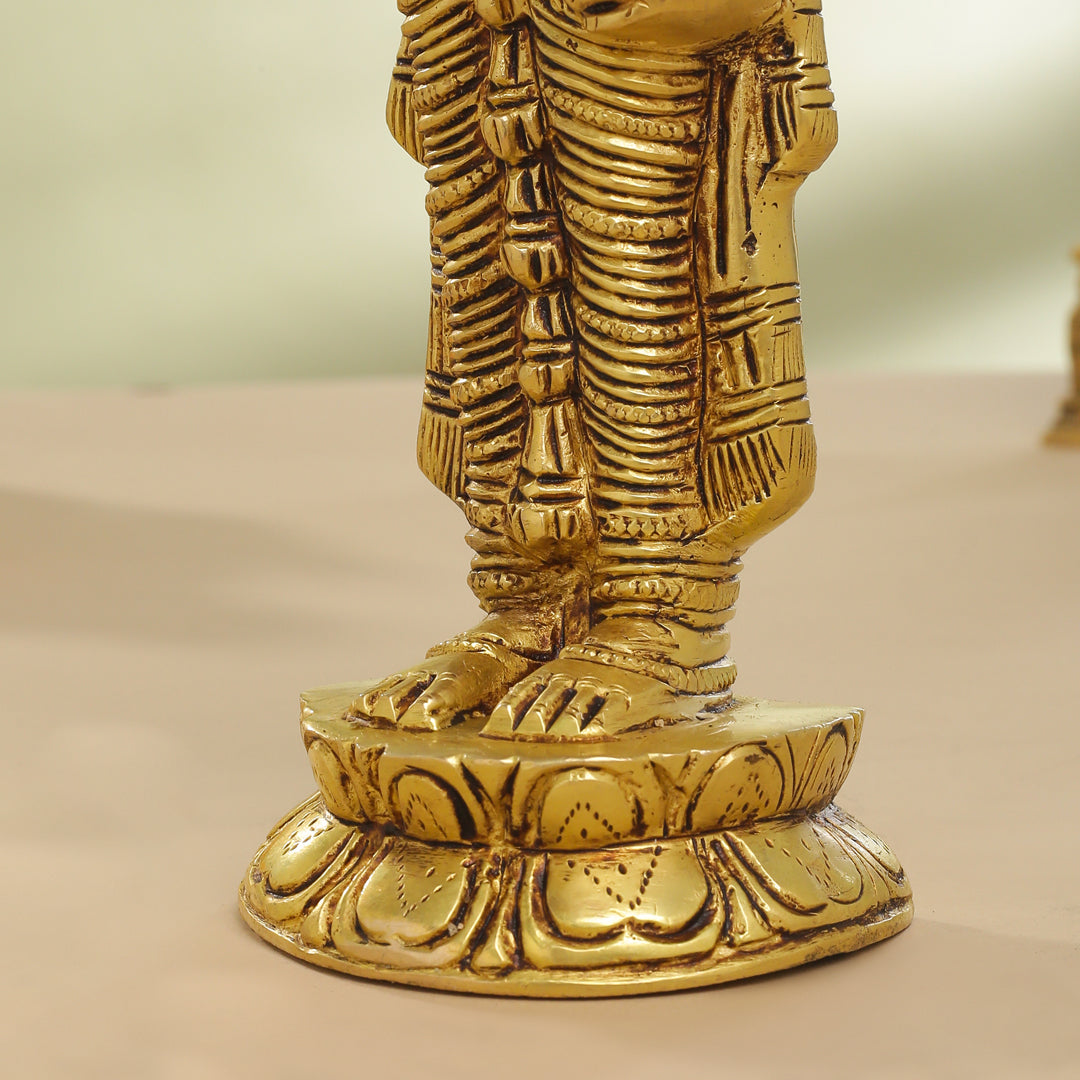 Brass Tirupati Balaji/Venkateshwar Idol Table Top (12 Inch)