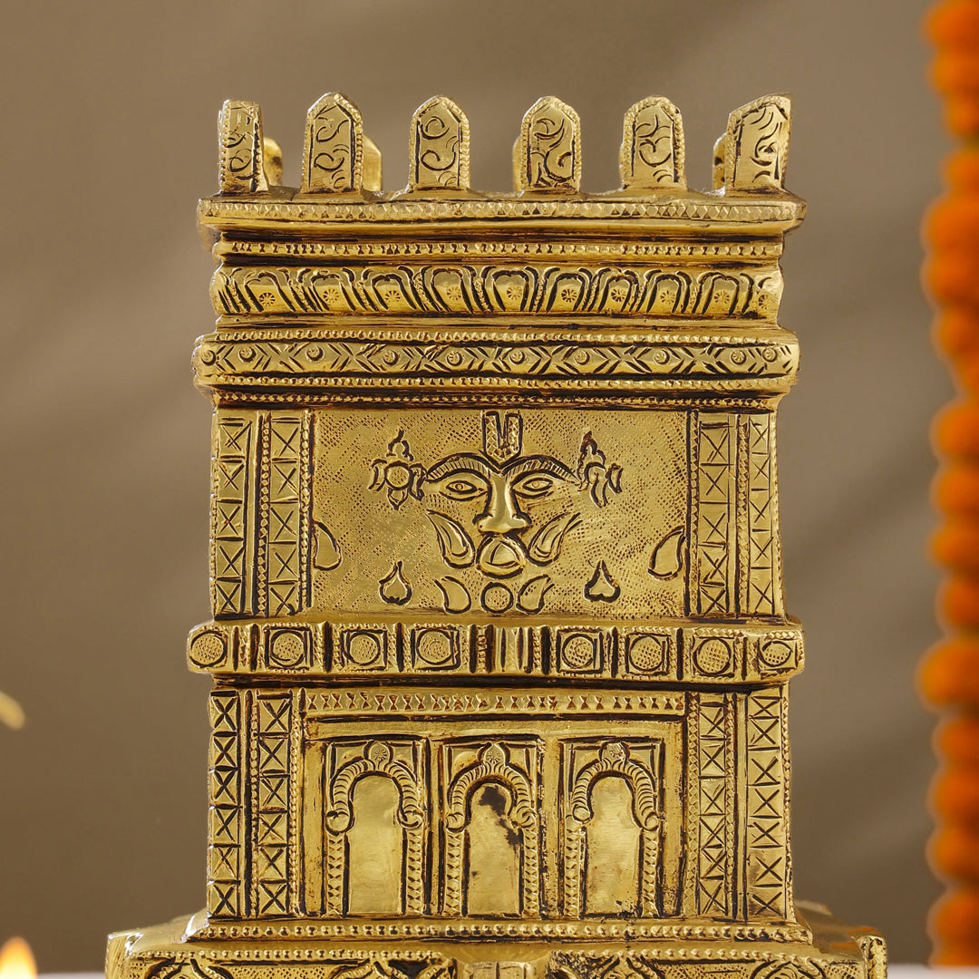 Brass Meenakshi Temple Model (9.5 Inch)