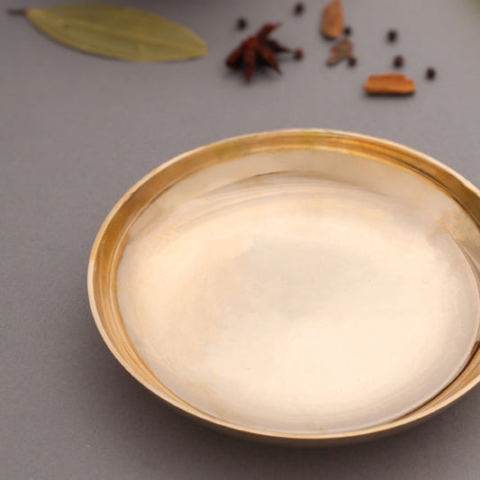Kansa Fine Kachola/Plate (6 Inch)