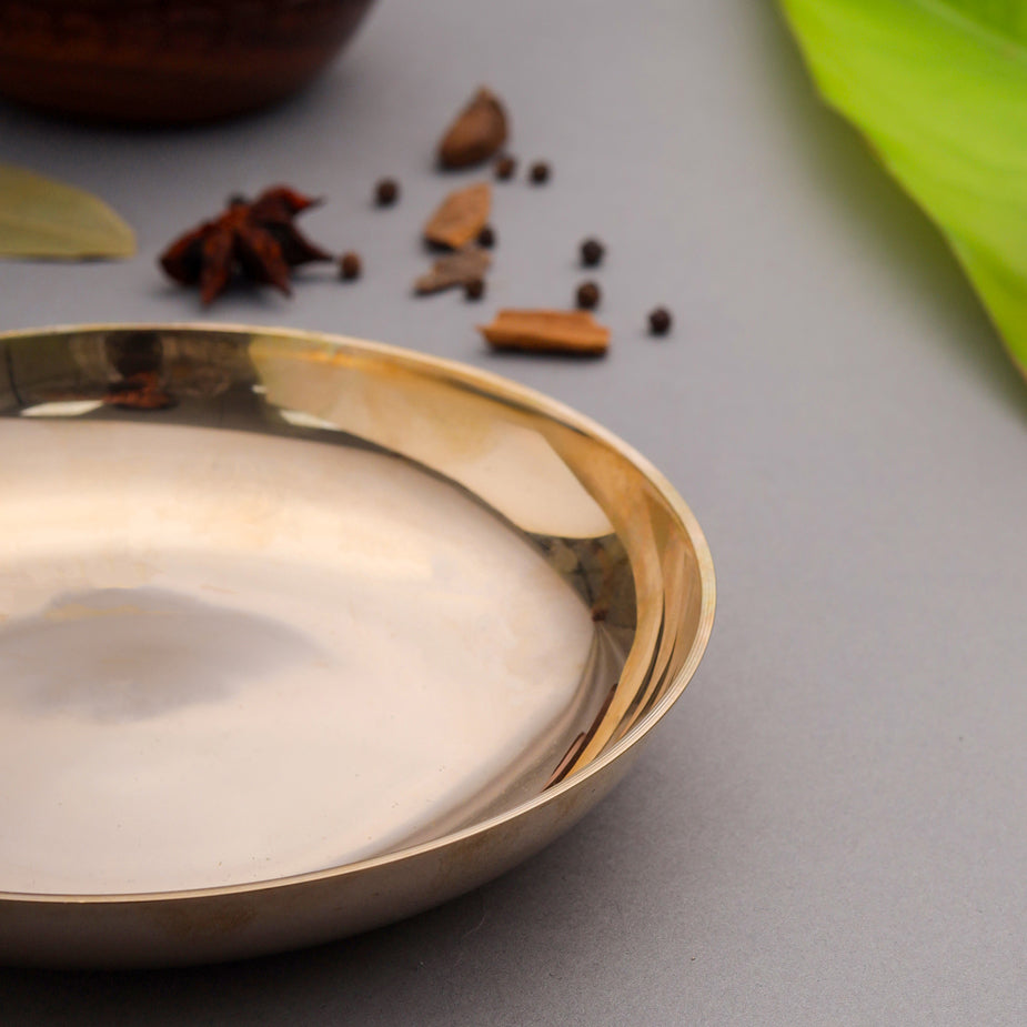 Kansa Fine Kachola/Plate (6 Inch)