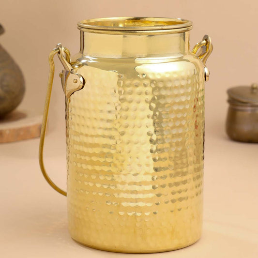 Brass Milk Pot With Lid