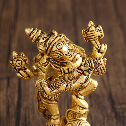 Brass Standing Varaha Lakshmi Idol (3.5 Inch)