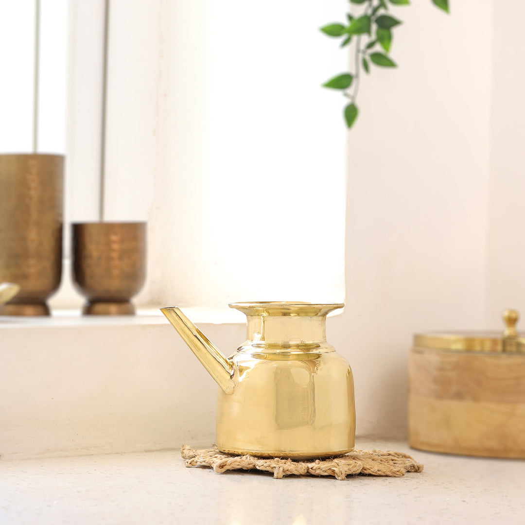 Brass Water Pot , Ganga Kalash , Neti Pots , Ramjahra